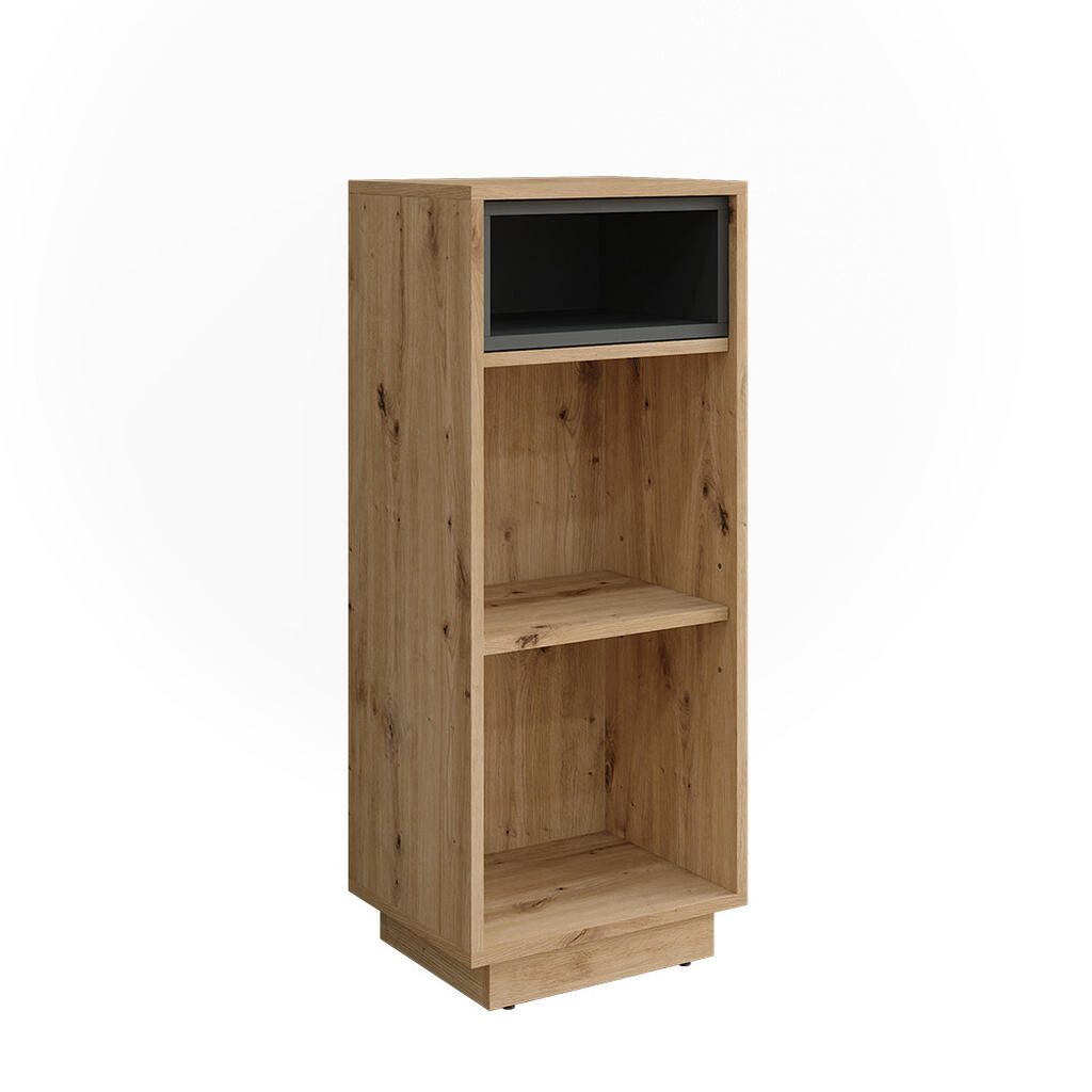 Vicco STŘEDOVÁ SKŘÍŇKA Beatrice Dub Artisan/antracit 38 x 93 cm se 3 přihrádkami