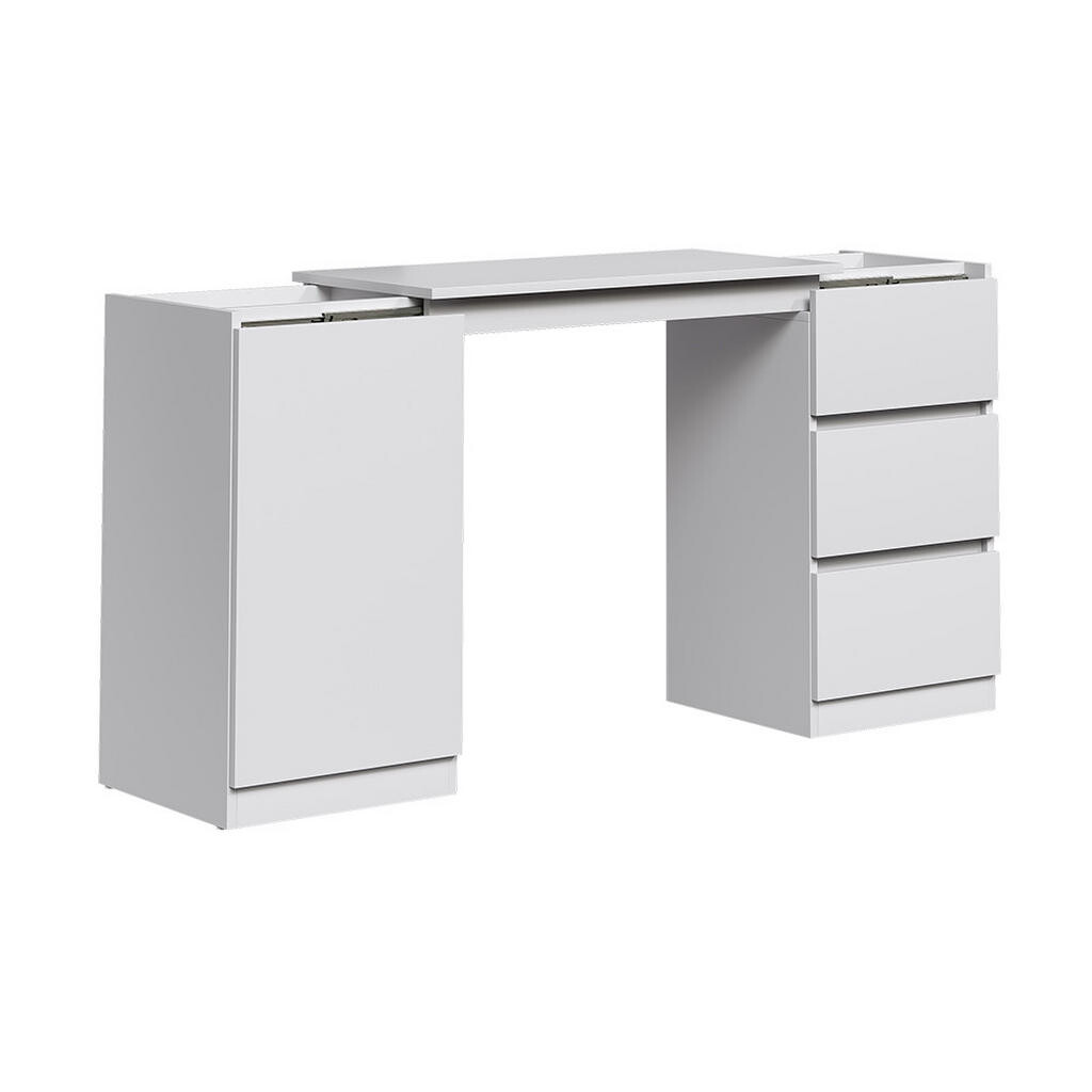 Vicco KOMODA S FUNKCÍ PSACÍHO STOLU Varino, Bílá, 80 x 75.5 cm rozšiřitelný