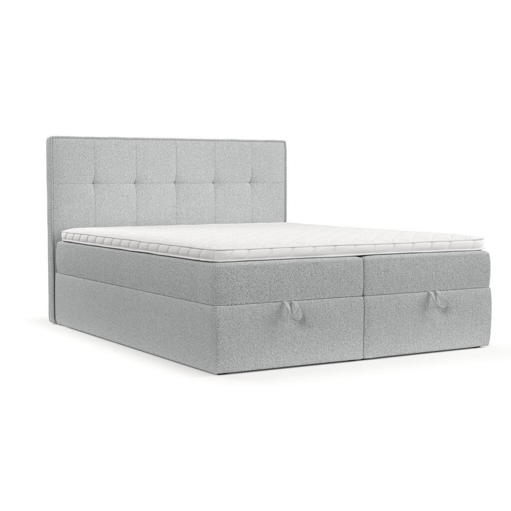 AltaBeds POSTEL BOXSPRING TIVRA 140/200 Světle šedá