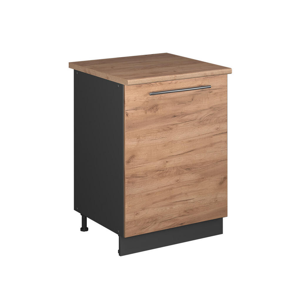 Vicco SKŘÍŇKA POD DŘEZ Fame-Line, Zlatý mocný dub/Antracit, 60 cm
