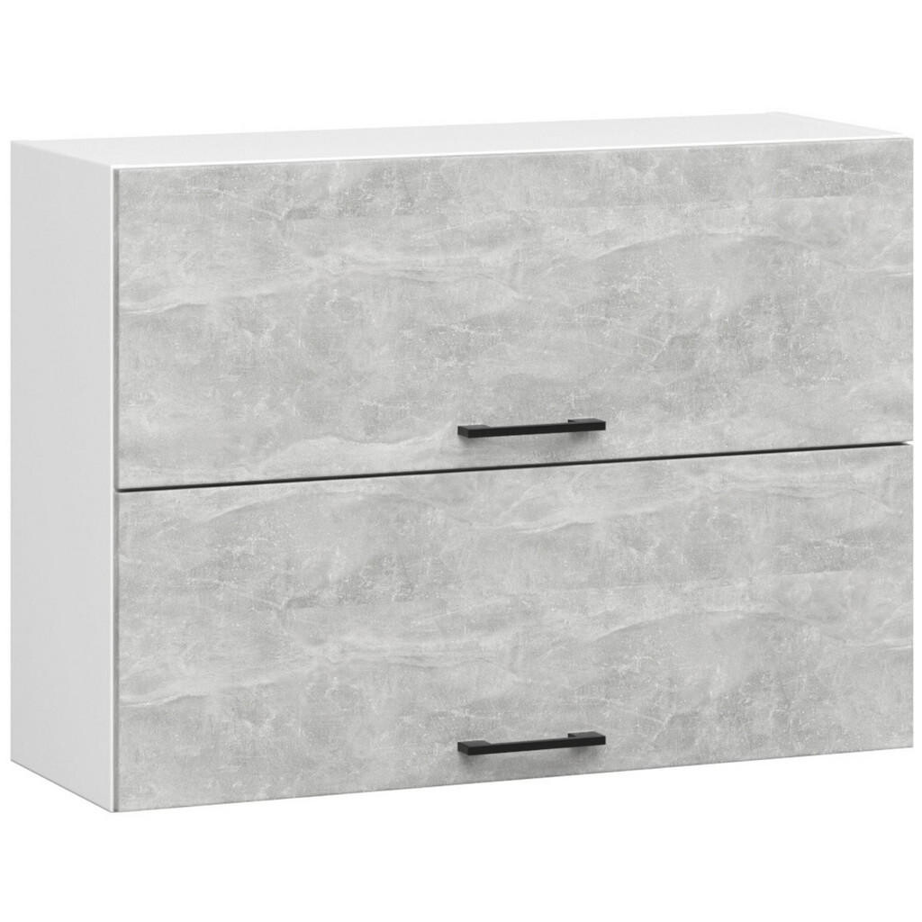 RAUMHIRSCH FURNITURE ZÁVĚSNÁ SKŘÍŇ Bílá, betonová 58/80/30