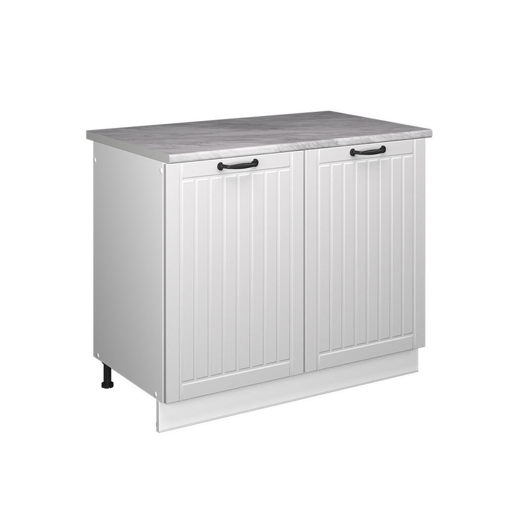 Vicco SKŘÍŇKA POD DŘEZ Fame-Line, Bílý venkovský dům/Bílá, 100 cm, PD Mramor