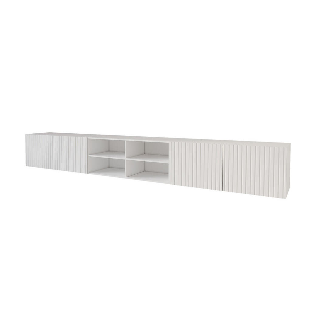 ALTDECOR NÍZKÁ komoda KITO-W 3x100x40x40 cm – bílá