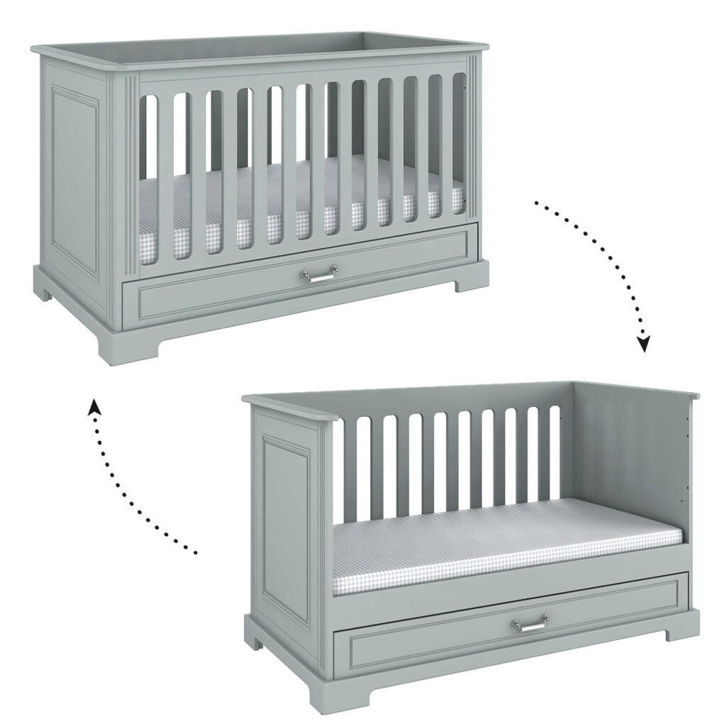 Petits-meubles DĚTSKÁ POSTÝLKA 70/140 Grey