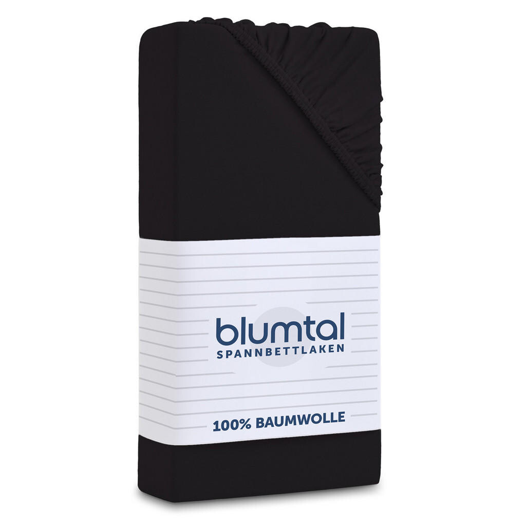 Blumtal NAPÍNACÍ PROSTĚRADLO 160/200 cm, černá
