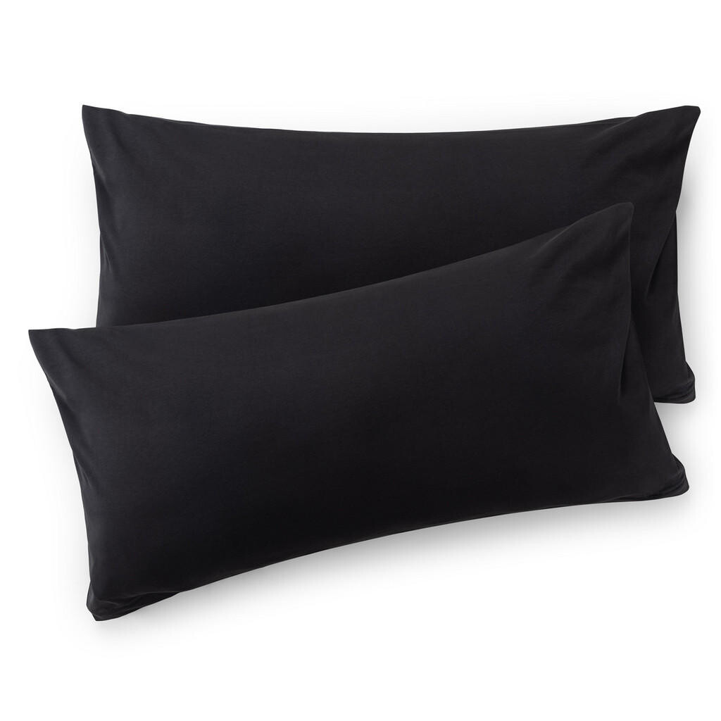 Blumtal POVLAK na polštář Agneta 40/60 cm, sada 2 ks, 100% bavlna, černá