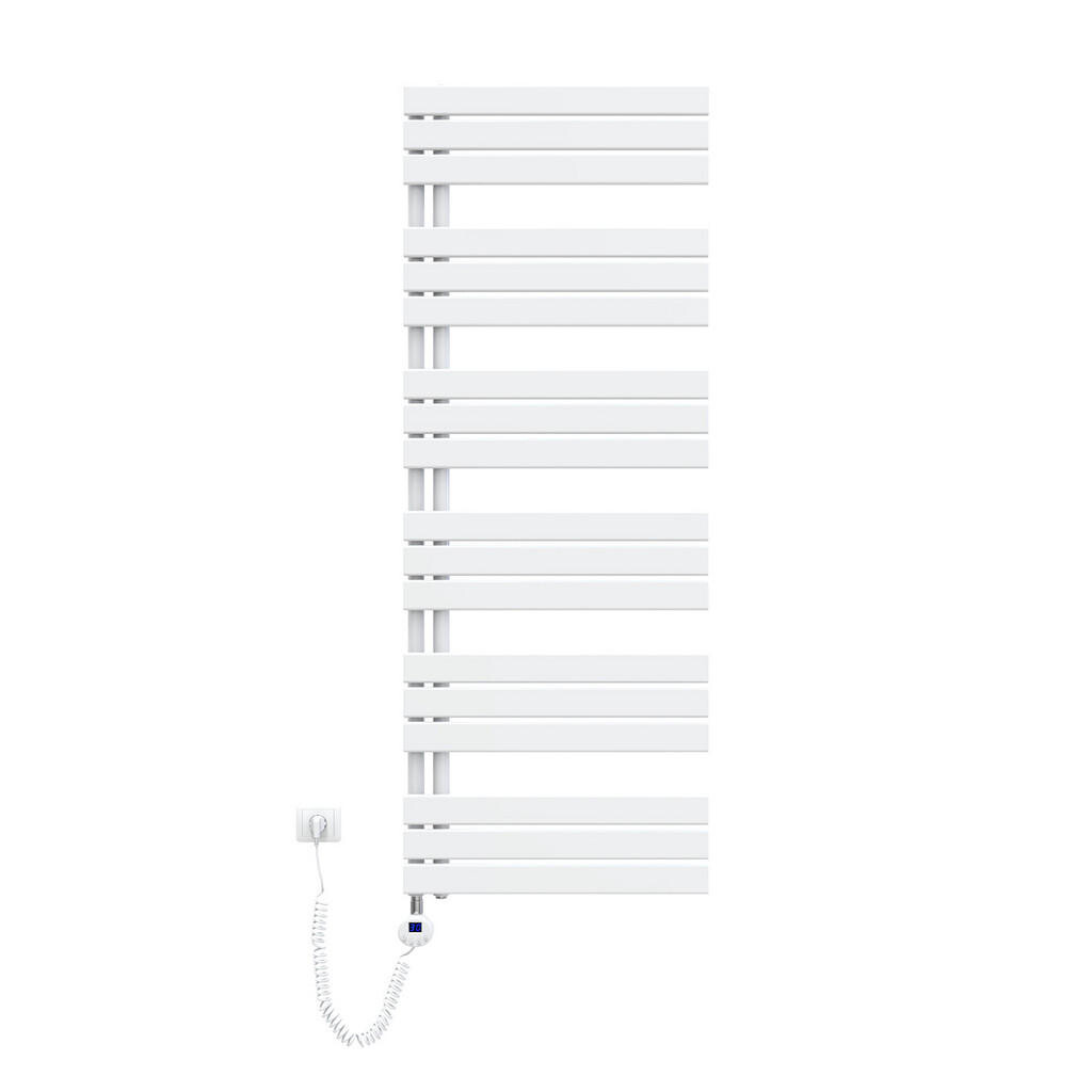 EMKE RADIÁTOR NA RUČNÍKY Wi-Fi termostatem, bílý, 159,9/60 cm