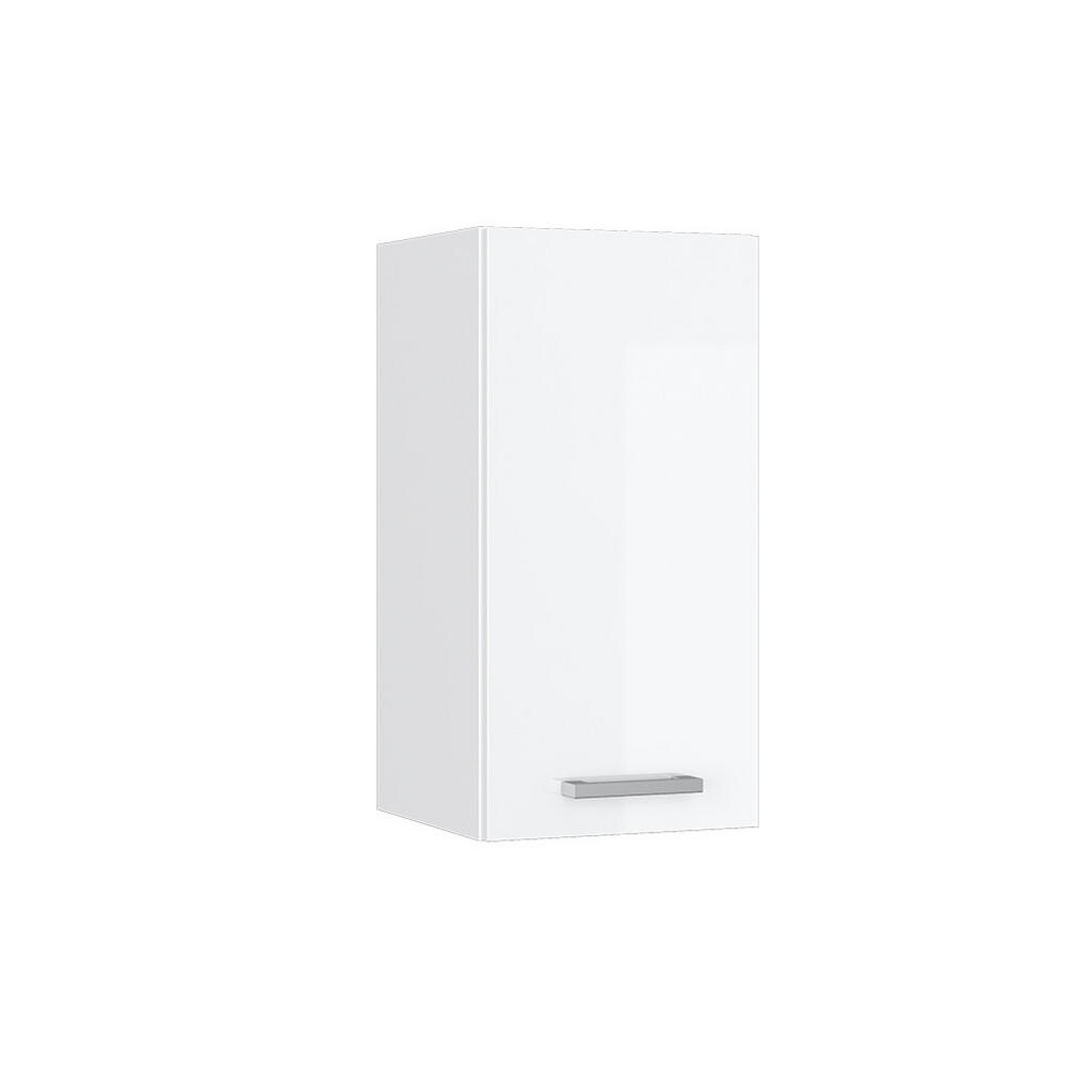 Vicco UNIVERZÁLNÍ NÁSTĚNNÁ SKŘÍŇKA R-Line Bílá vysoký lesk 30 cm s dvířky