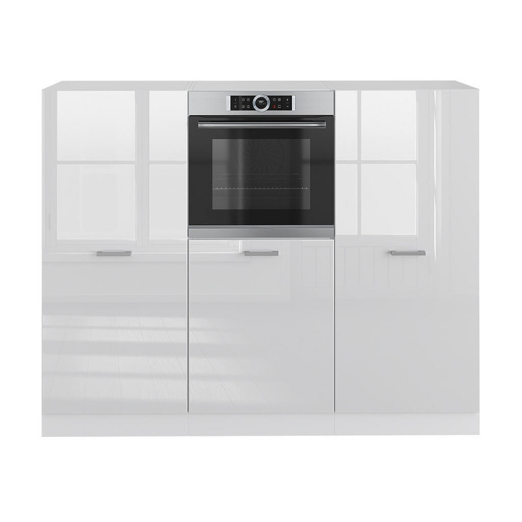 Vicco KUCHYŇSKÝ BLOK R-Line Bílá vysoký lesk/bílá 180 cm bez pracovní desky