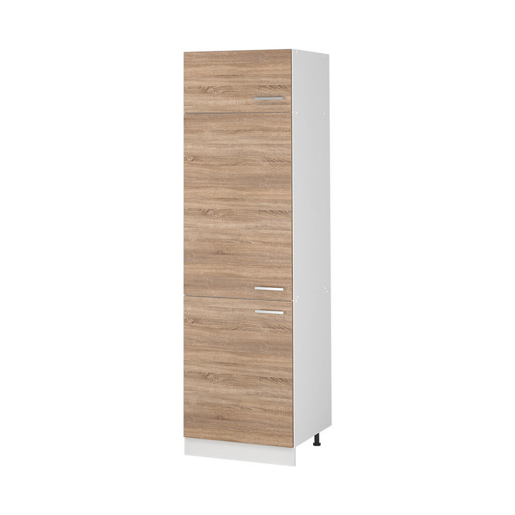 Vicco VYSOKÁ SKŘÍŇ R-Line, Sonoma/Bílá, 60 cm