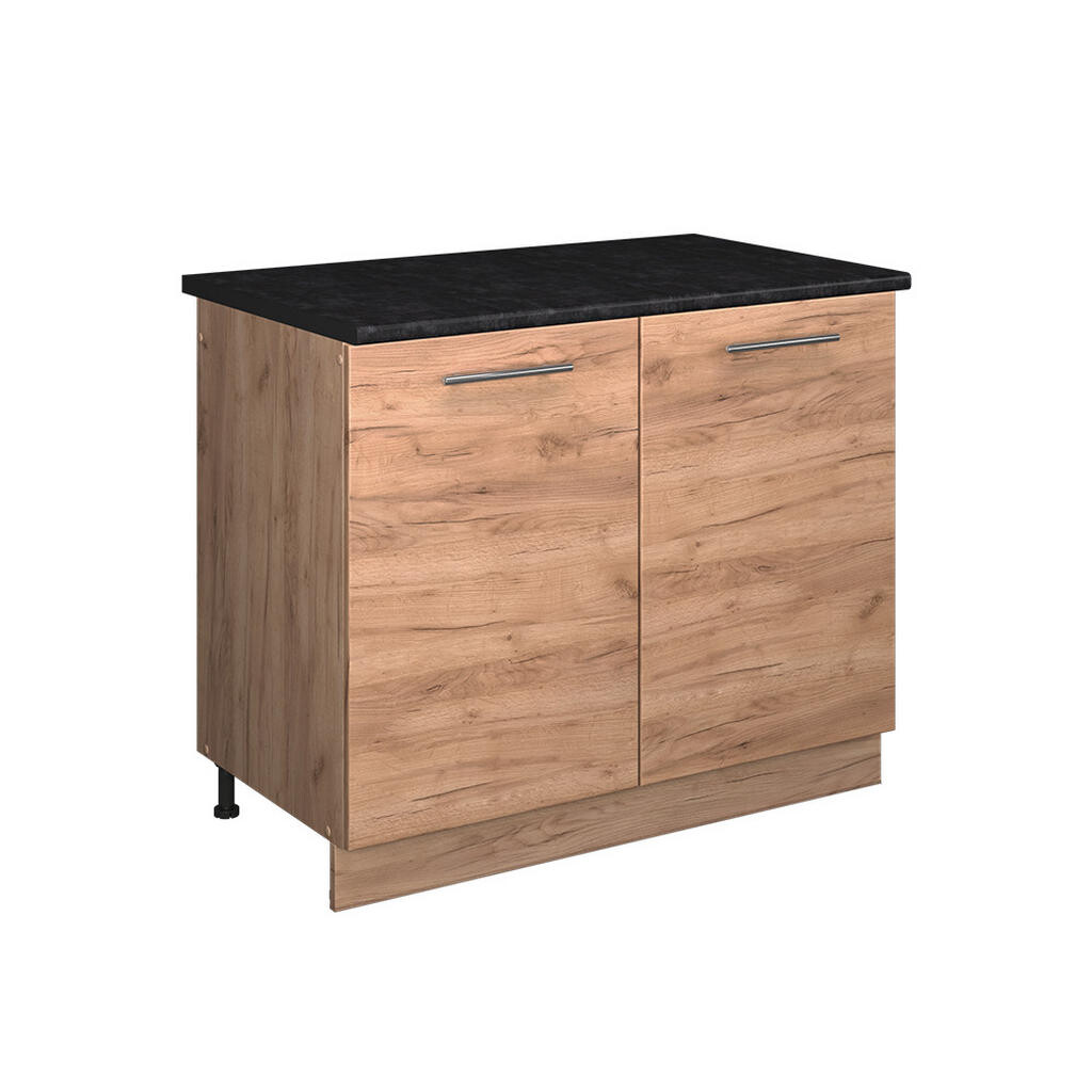 Vicco SKŘÍŇKA POD DŘEZ Fame-Line, Zlatý mocný dub/Zlatý mocný dub, 100 cm, PD Antracit