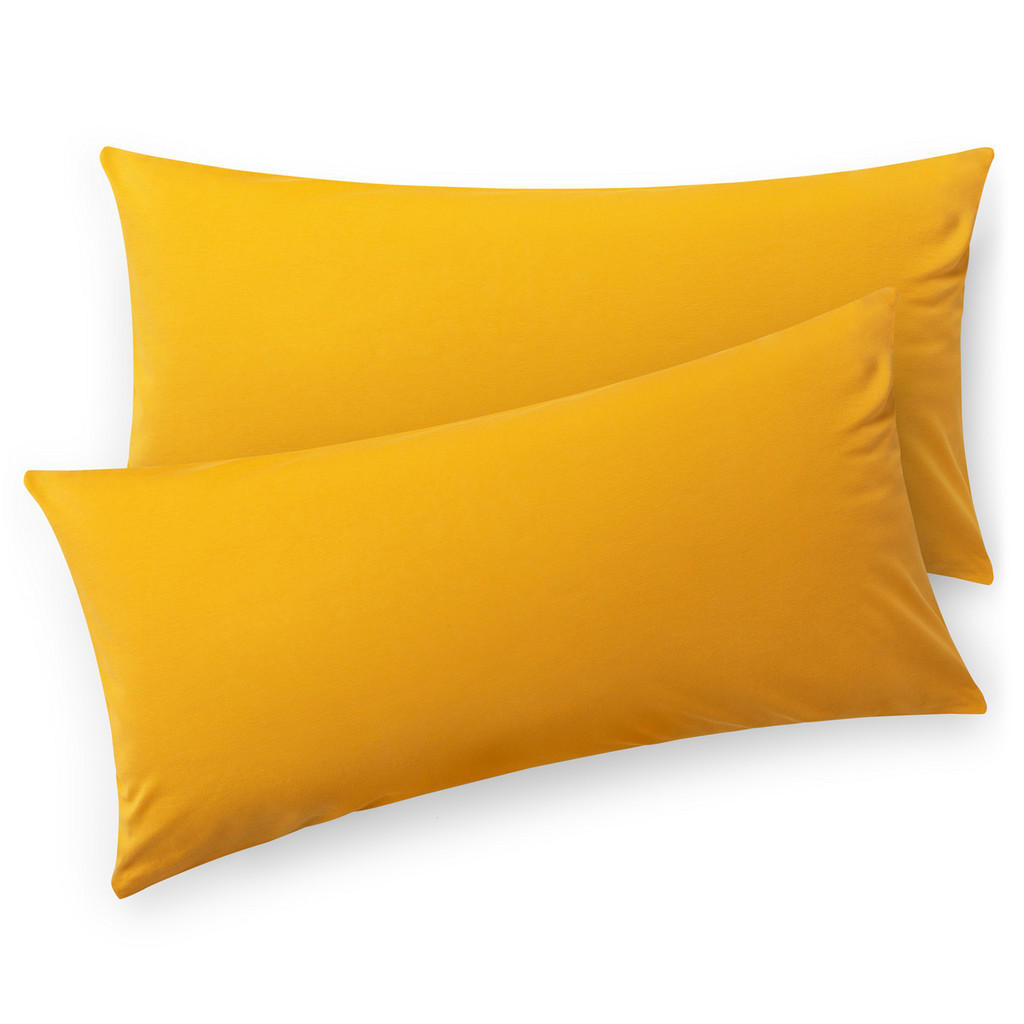 Blumtal POVLAK na polštář Agneta 50/70 cm, sada 2 ks, 100% bavlna, žlutá