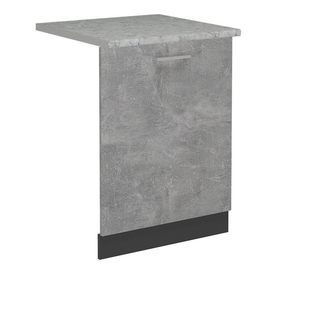Vicco ČELNÍ PANEL MYČKY R-Line Beton 60 cm , PD Antracit