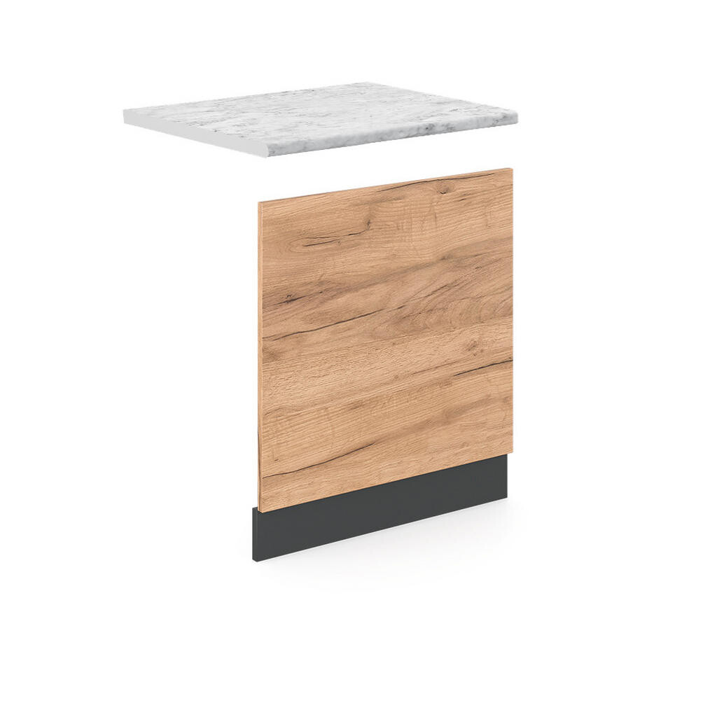 Vicco PŘEDNÍ PANEL R-Line Zlatý mocný dub 60 cm , PD Mramor