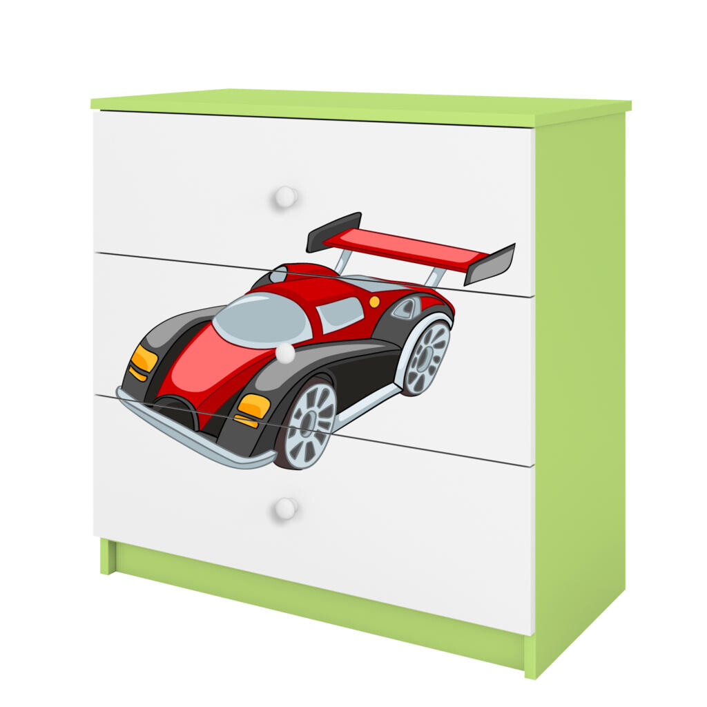 RAUMHIRSCH FURNITURE KOMODA Babydreams Závodní auto 81/81/41