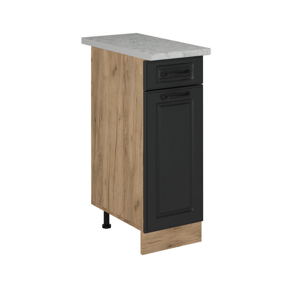 Vicco SPODNÍ SKŘÍŇKA KUCHYŇSKÉ LINKY R-Line Antracitový venkovský dům 30 cm PD Mramor