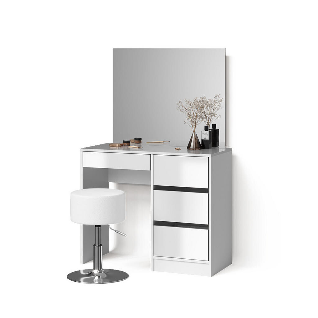 Livinity® TOALETNÍ STOLEK Imola Bílá 90 cm se stoličkou
