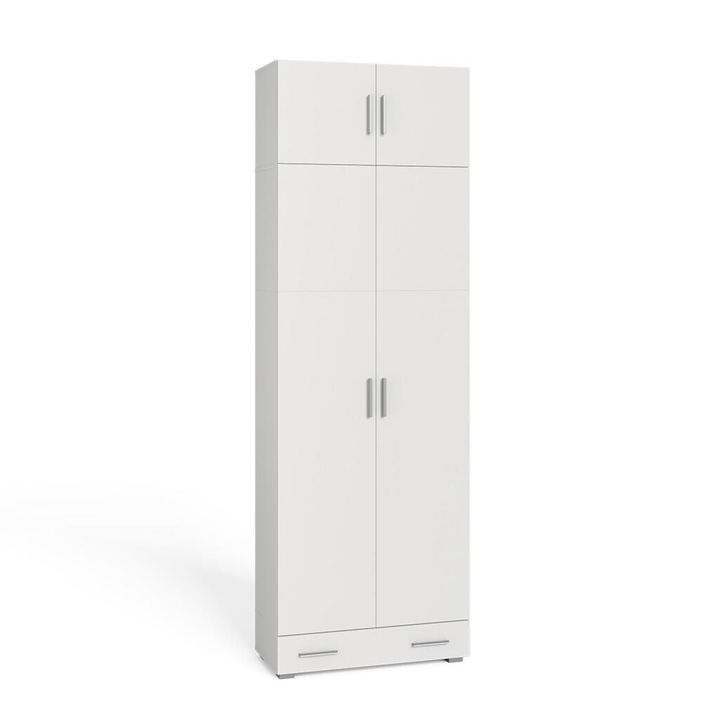Vicco REGÁL NA DOKUMENTY Ingo Bílá 80 x 182.4 cm s výsuvnou skříňkou a zásuvkou