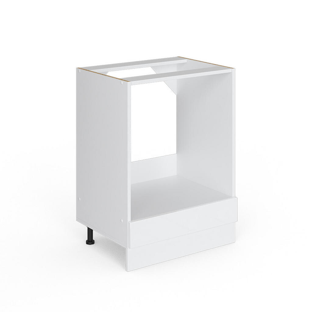 Vicco UNIVERZÁLNÍ ZÁKLADNÍ JEDNOTKA R-Line Bílá vysoký lesk 60 cm s velkou nikou, bez pracovní desky