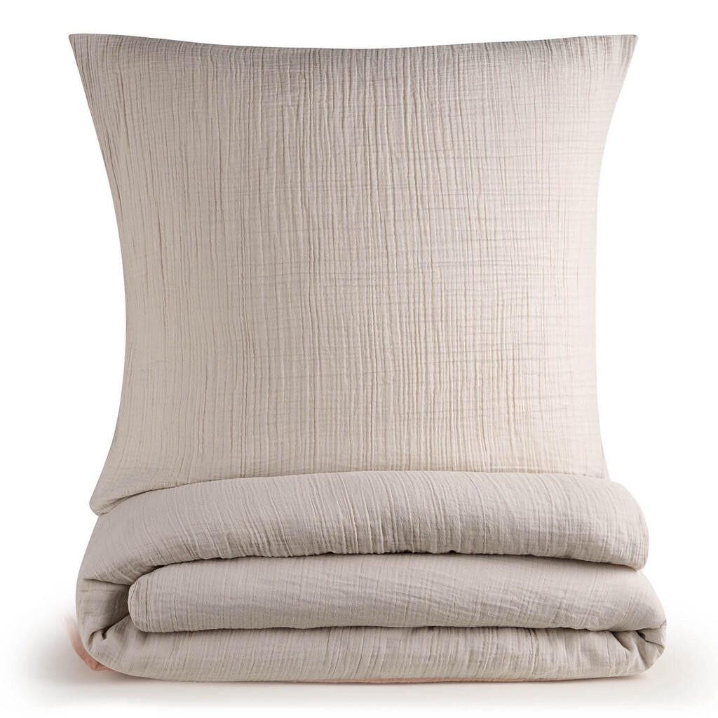 Blumtal POVLEČENÍ mušelín, 100% bavlna, 155/220 cm & 80/80 cm, šedá