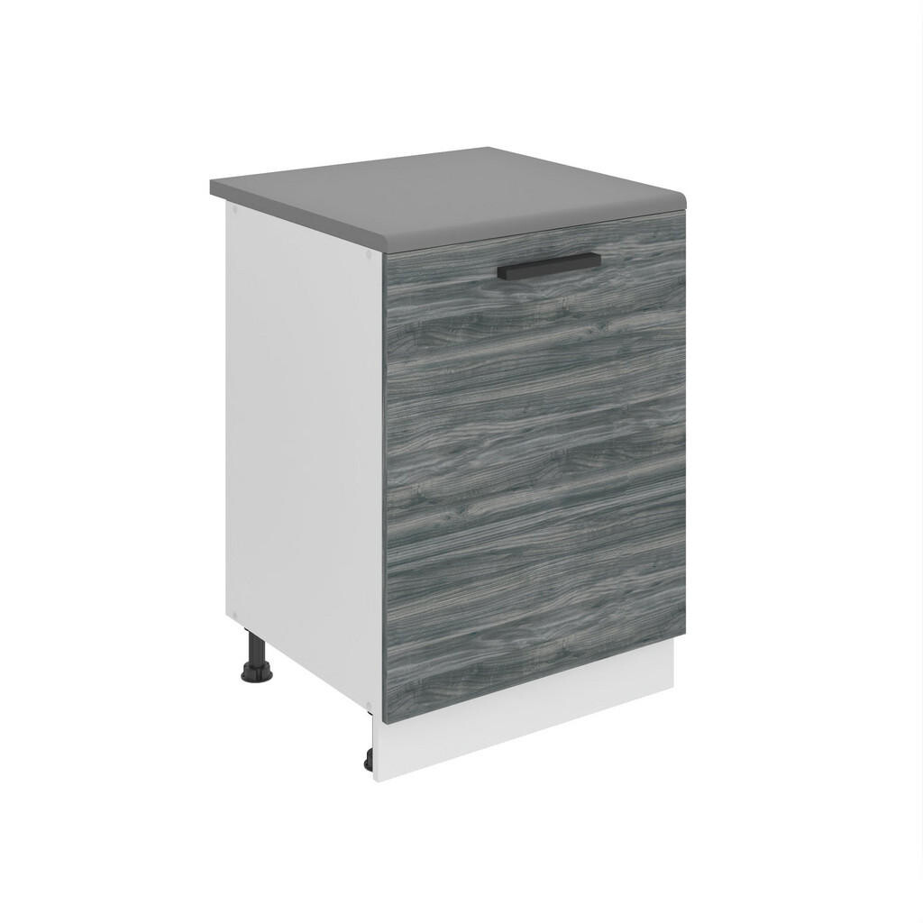 B BELINI GROUP KUCHYŇSKÁ SPODNÍ SKŘÍŇKA 60 cm SD, s pracovní deskou, s 1 dveřmi, Glamour dřevo