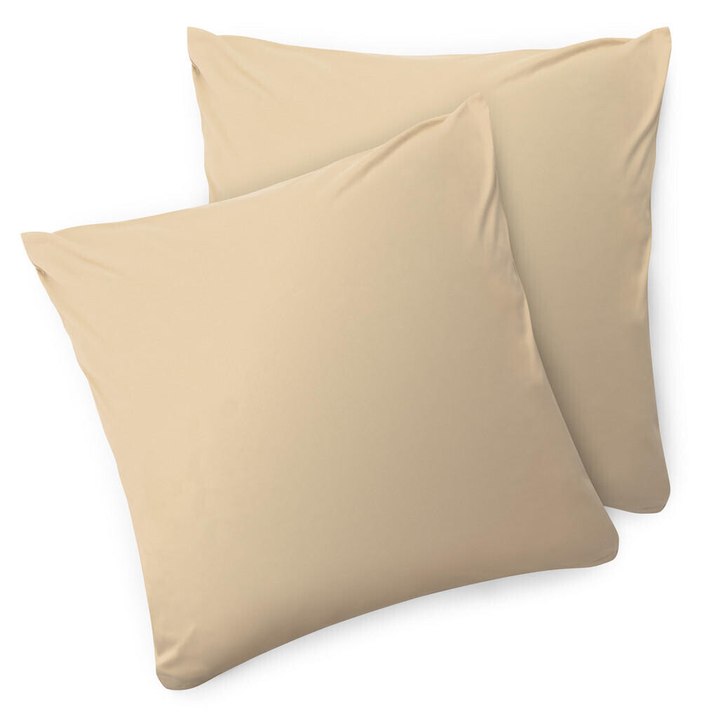 Blumtal POVLAK na polštář Agneta 80/80 cm, sada 2 ks, 100% bavlna, béžová