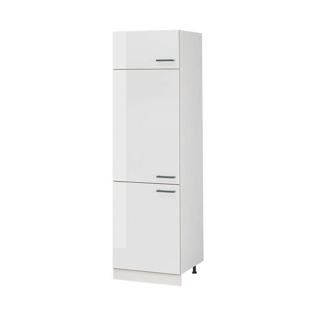 Vicco VYSOKÁ SKŘÍŇ R-Line, Bílá vysoký lesk/Bílá, 60 cm