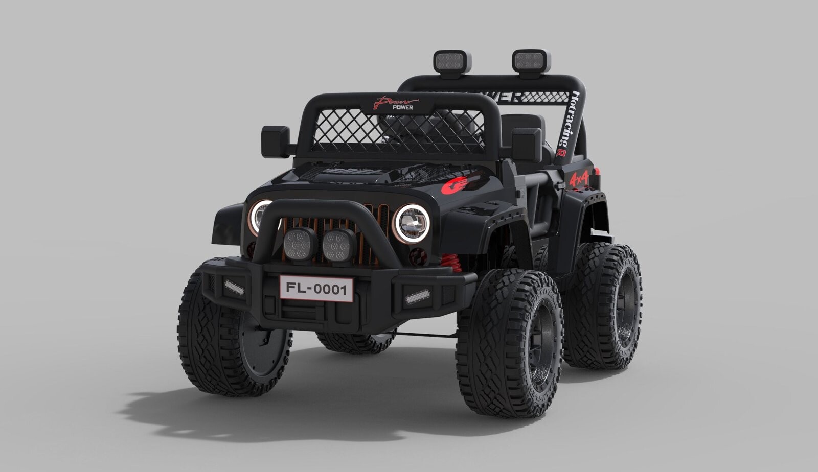 Mamido Dětské elektrické autíčko Trust Power 12V | 2x25W černé