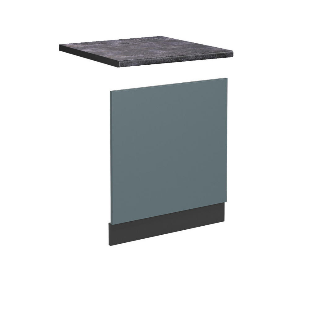 Vicco PŘEDNÍ PANEL R-Line Modrošedá 60 cm , PD Antracit