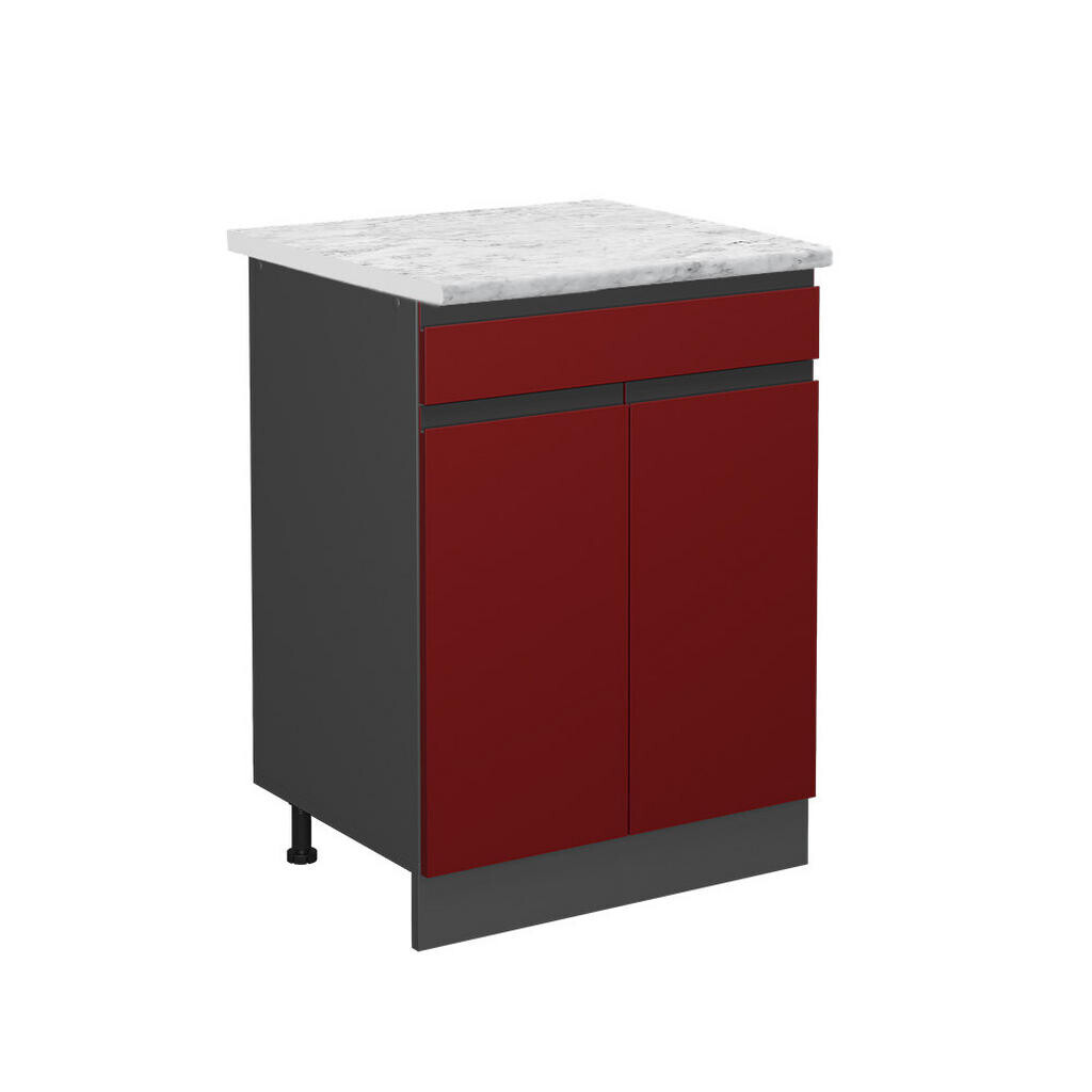 Vicco SPODNÍ SKŘÍŇKA KUCHYŇSKÉ LINKY R-Line Červená 60 cm AP Marble