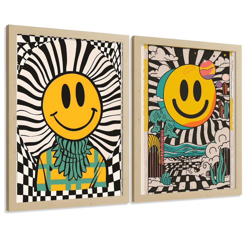 Nacnic PLAKAT Sada 2 Emoji A4 bez rámu