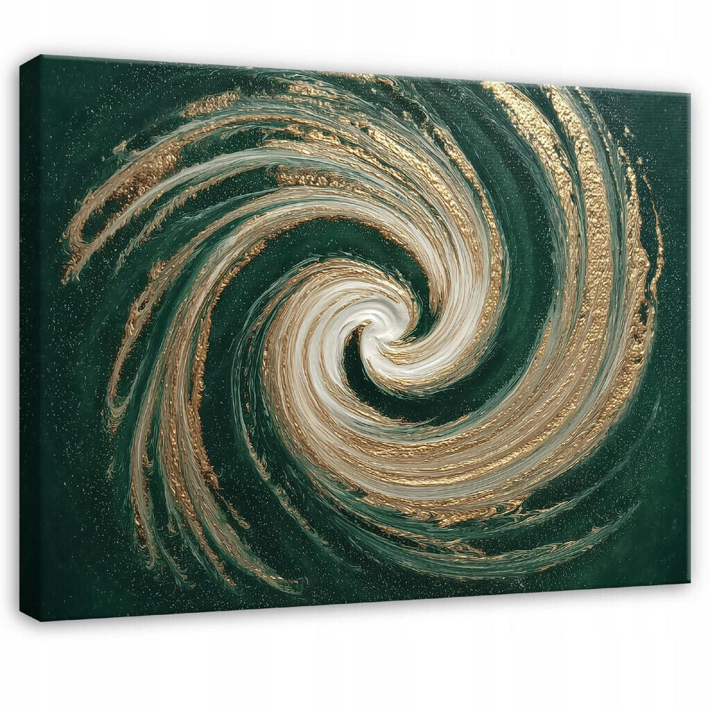 Wallarena OBRAZ na plátně Abstraktní Morceau Green 60x40 cm