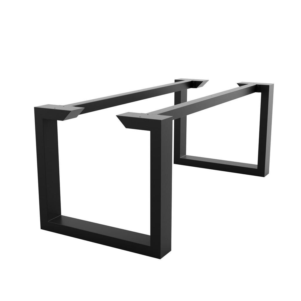 Metalo Pro KOVOVÉ NOHY KE STOLU Eta Epox Extreme černá 160/80/72 cm