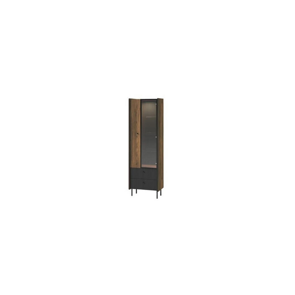 MASSENO VITRÍNA KREON 59/190,7/40 cm Hnědá