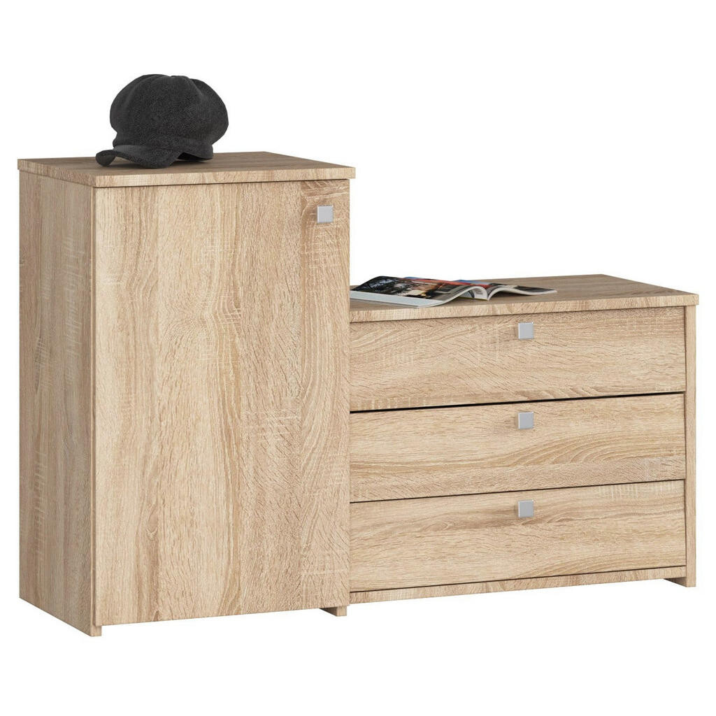RAUMHIRSCH FURNITURE SKŘÍŇ NA BOTY dub Sonoma 68/98,4/33