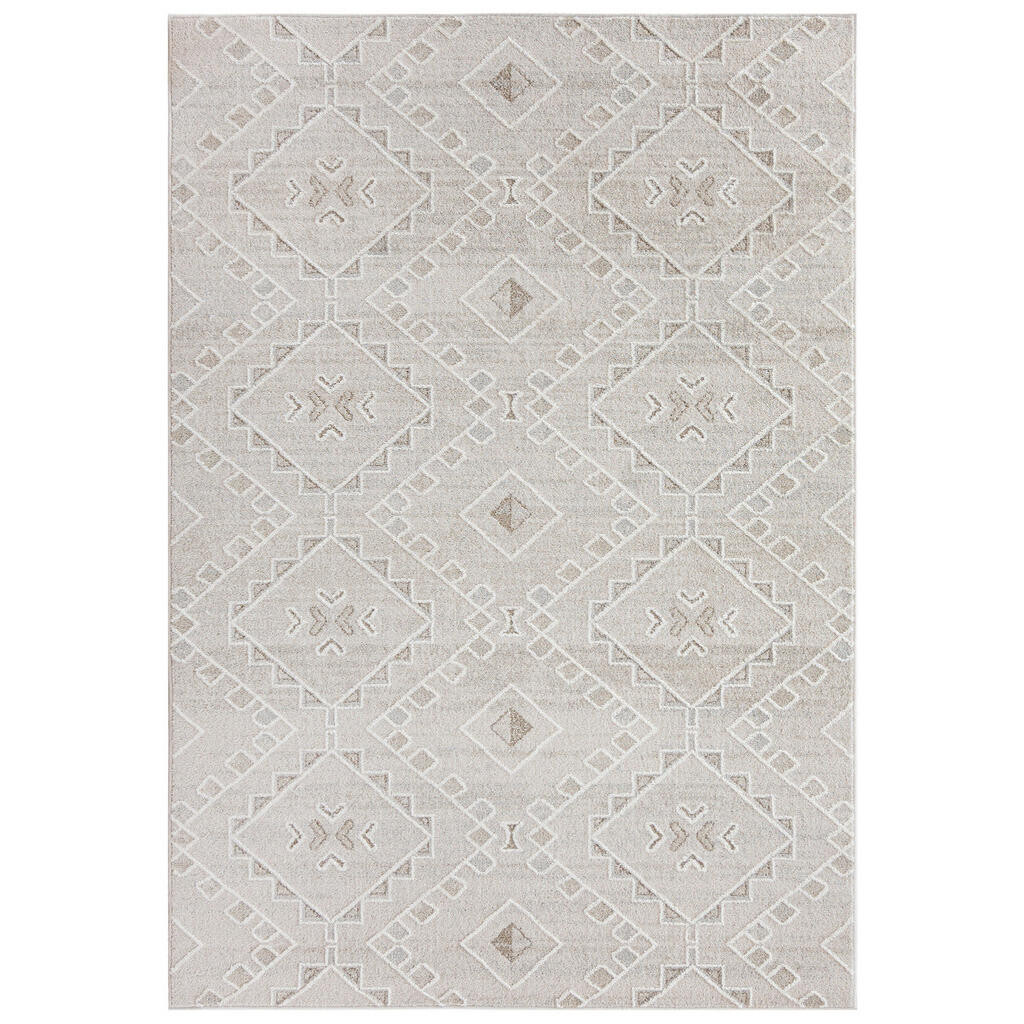 Mazovia KOBEREC béžový etnický geometrický - 140 x 200 cm
