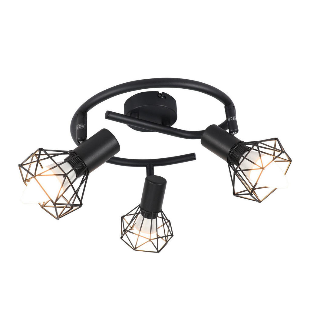 Nettlife STROPNÍ BODOVÉ SVÍTIDLO Field 3žárovkové 20/25/28 cm