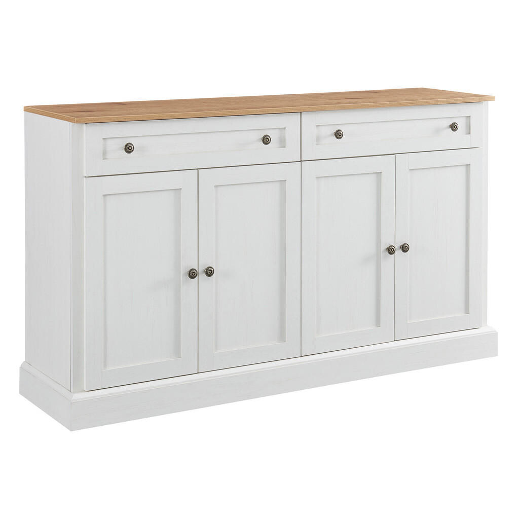 Urban Meuble SIDEBOARD 150 cm v antické bílé a přírodní