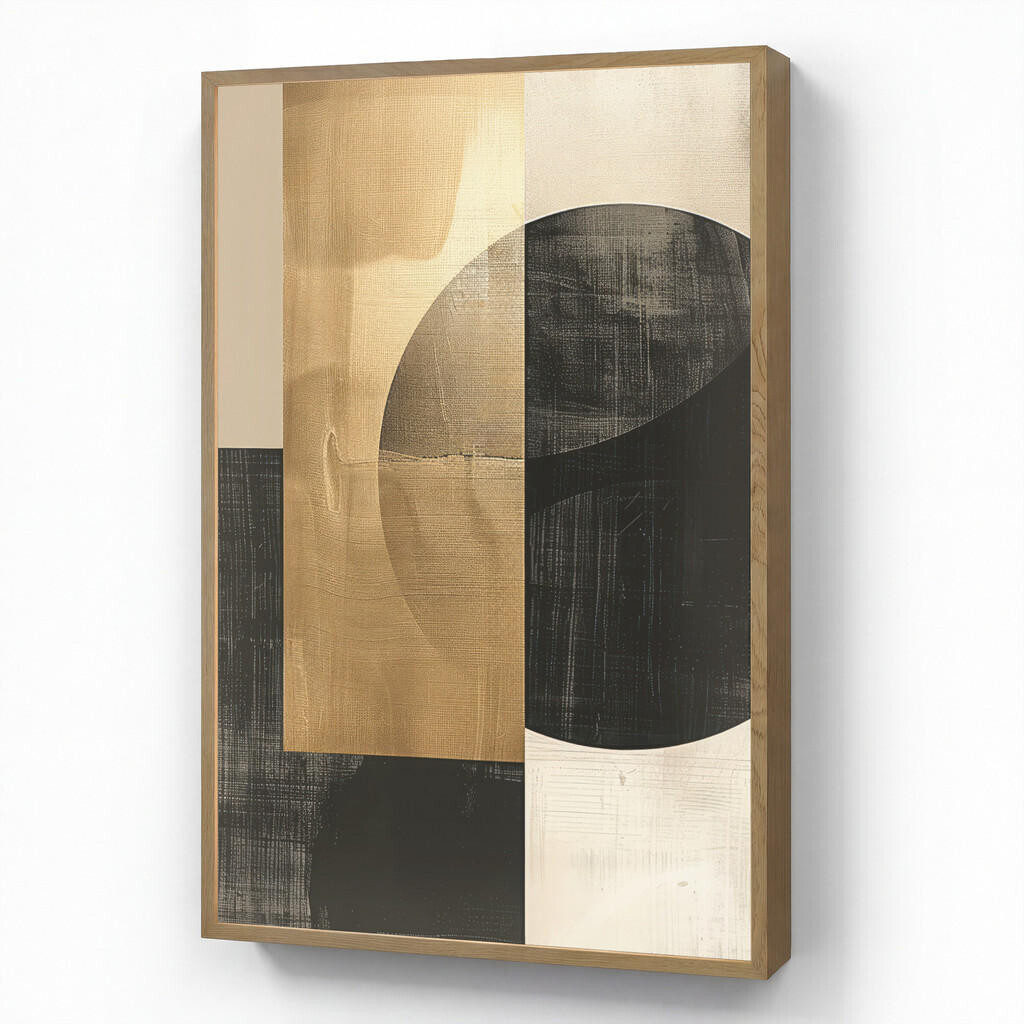OnlyWow NÁSTĚNNÁ LAMPA S AKUMULÁTOREM Abstraktní - Moderní - Černá - Zlatá 70x100 cm