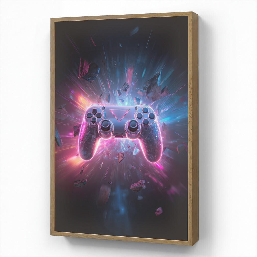 OnlyWow DOBÍJECÍ NOČNÍ LAMPIČKA Controller - Neon - Explosion - Abstraktní 60x90 cm