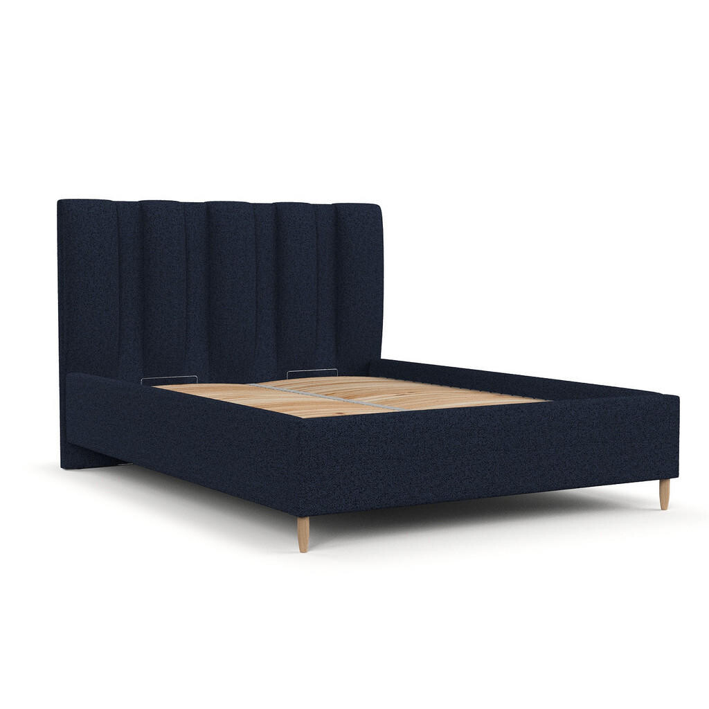 AltaBeds ČALOUNĚNÁ POSTEL LOOM 140/200 Tmavě modrá