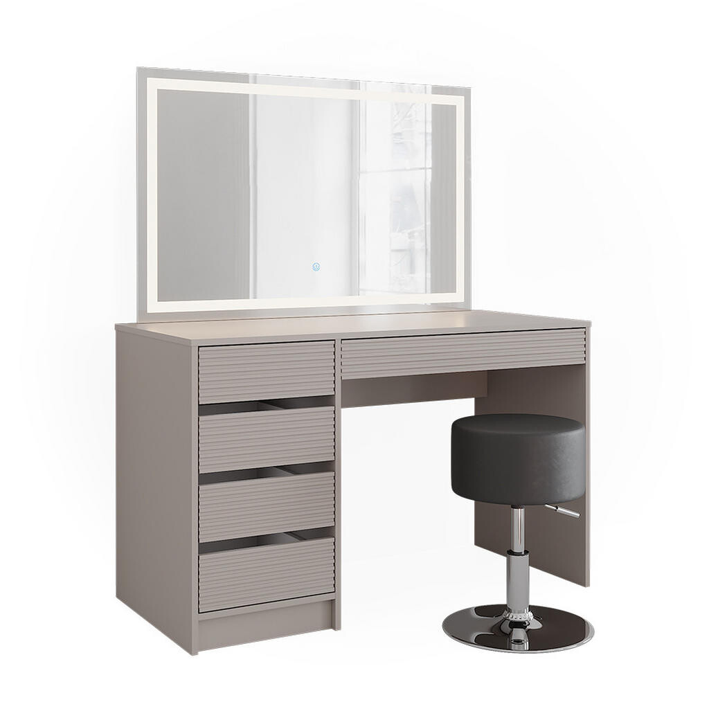 Vicco TOALETNÍ STOLEK Sherry Kašmír 120 cm se zrcadlem LED a stoličkou
