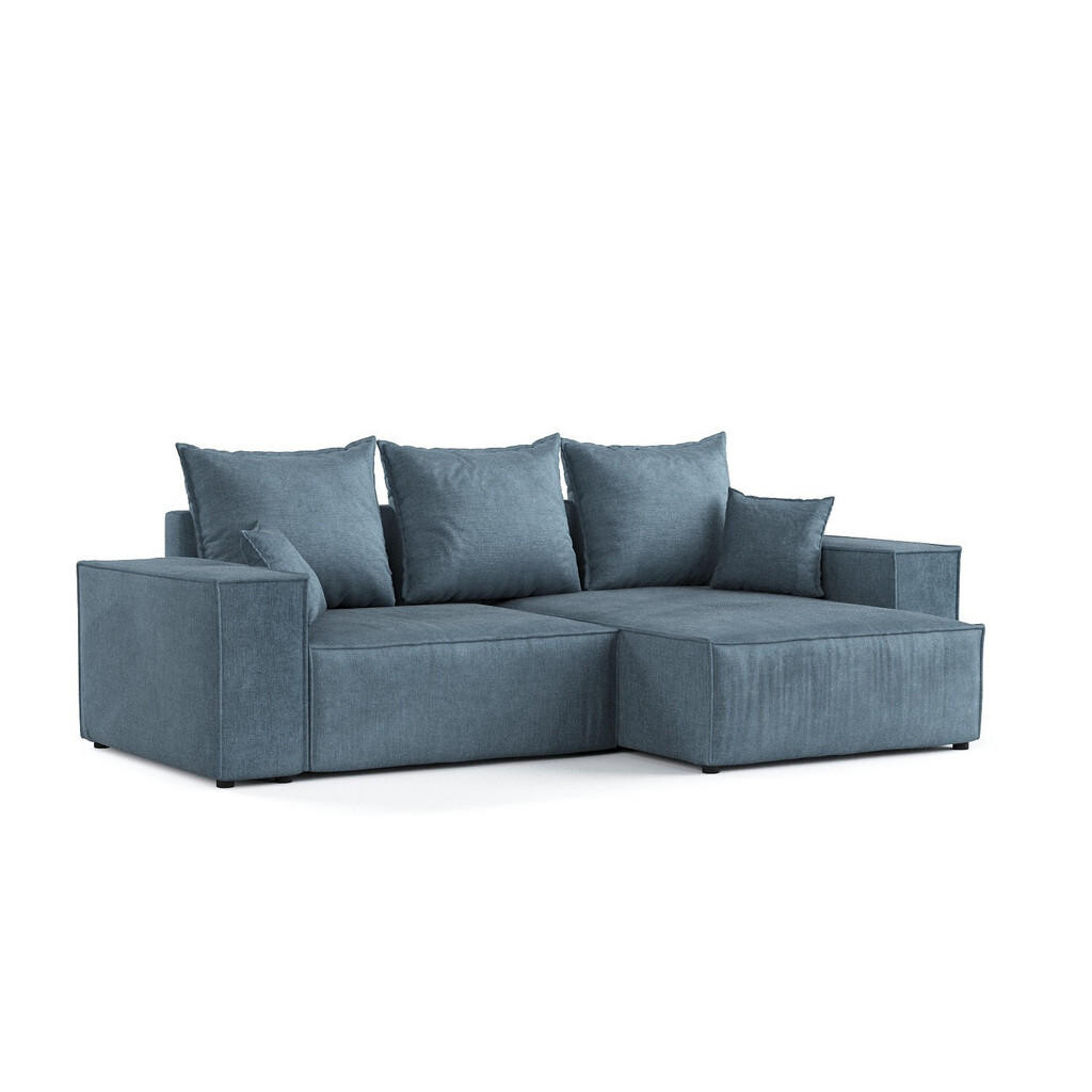 AltaBeds ROHOVÁ SEDAČKA SENSO, textil, Modrá