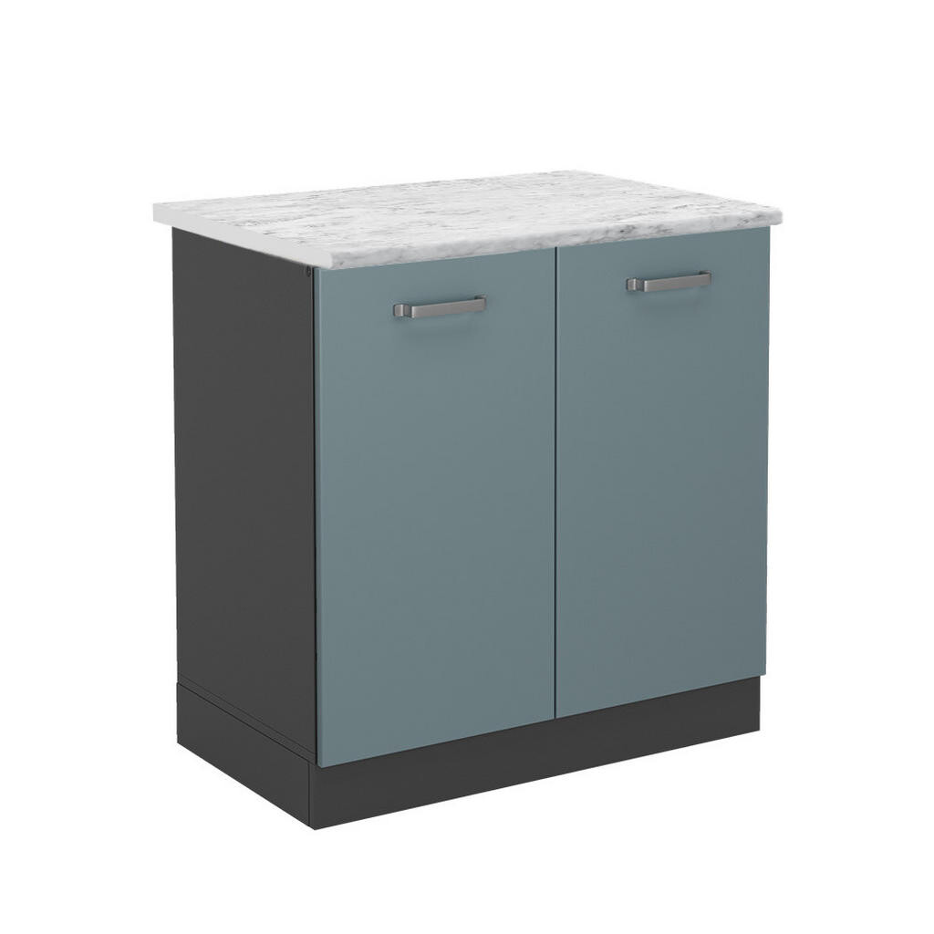 Vicco SKŘÍŇKA POD DŘEZ R-Line Modrošedá 80 cm PD Mramor