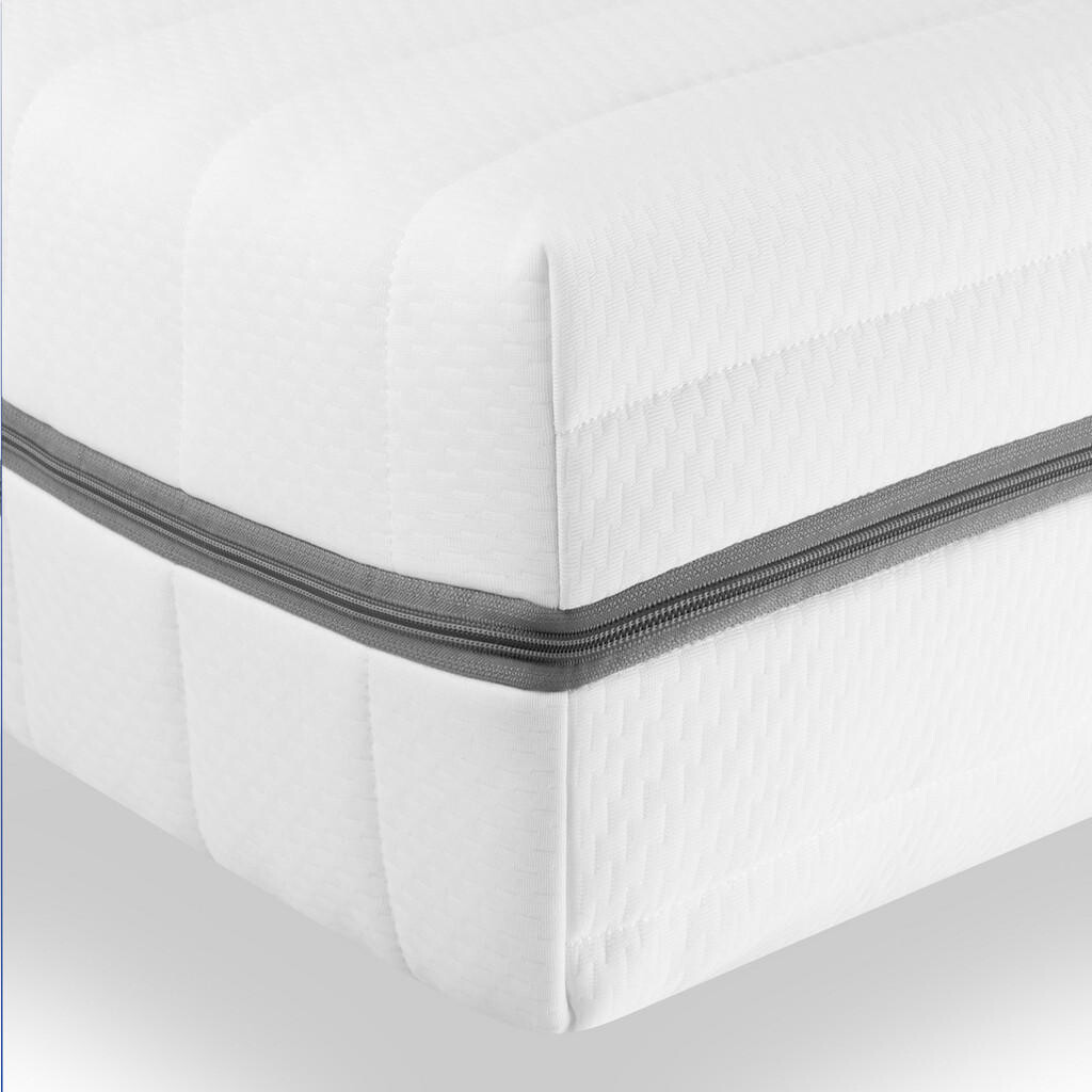 Sleepneo 7ZÓNOVÁ matrace ze studené pěny 100x220 cm, H2+H3, výška 18 cm, se snímatelným a pratelným potahem