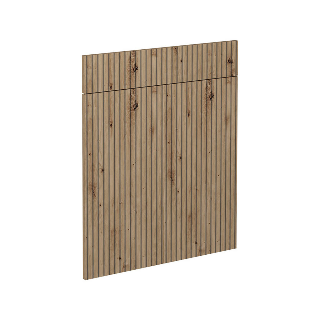 Vicco KUCHYŇSKÁ DVÍŘKA R-Line Řemeslný dub 59.6 x 70.8 cm nábytková čela pro spodní skříňku se zásuvkami