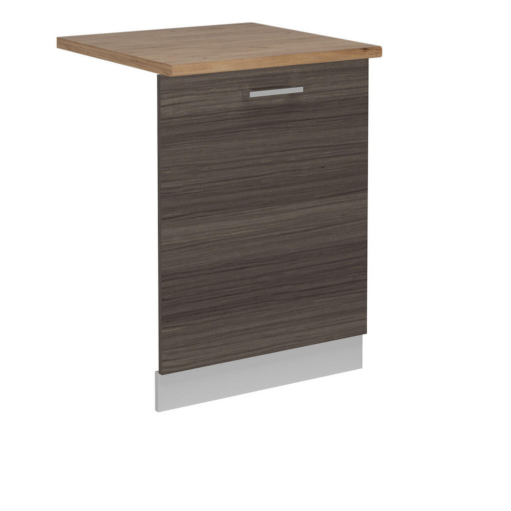 Vicco ČELNÍ PANEL MYČKY R-Line Ušlechtilá šedá 60 cm , PD Dub
