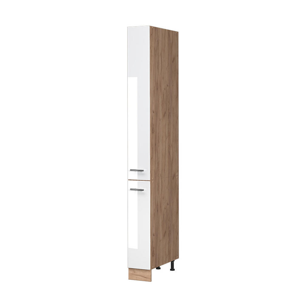 Vicco LÉKÁRNIČKOVÁ SKŘÍŇKA Fame-Line, Bílá vysoký lesk/Zlatý mocný dub, 20 cm