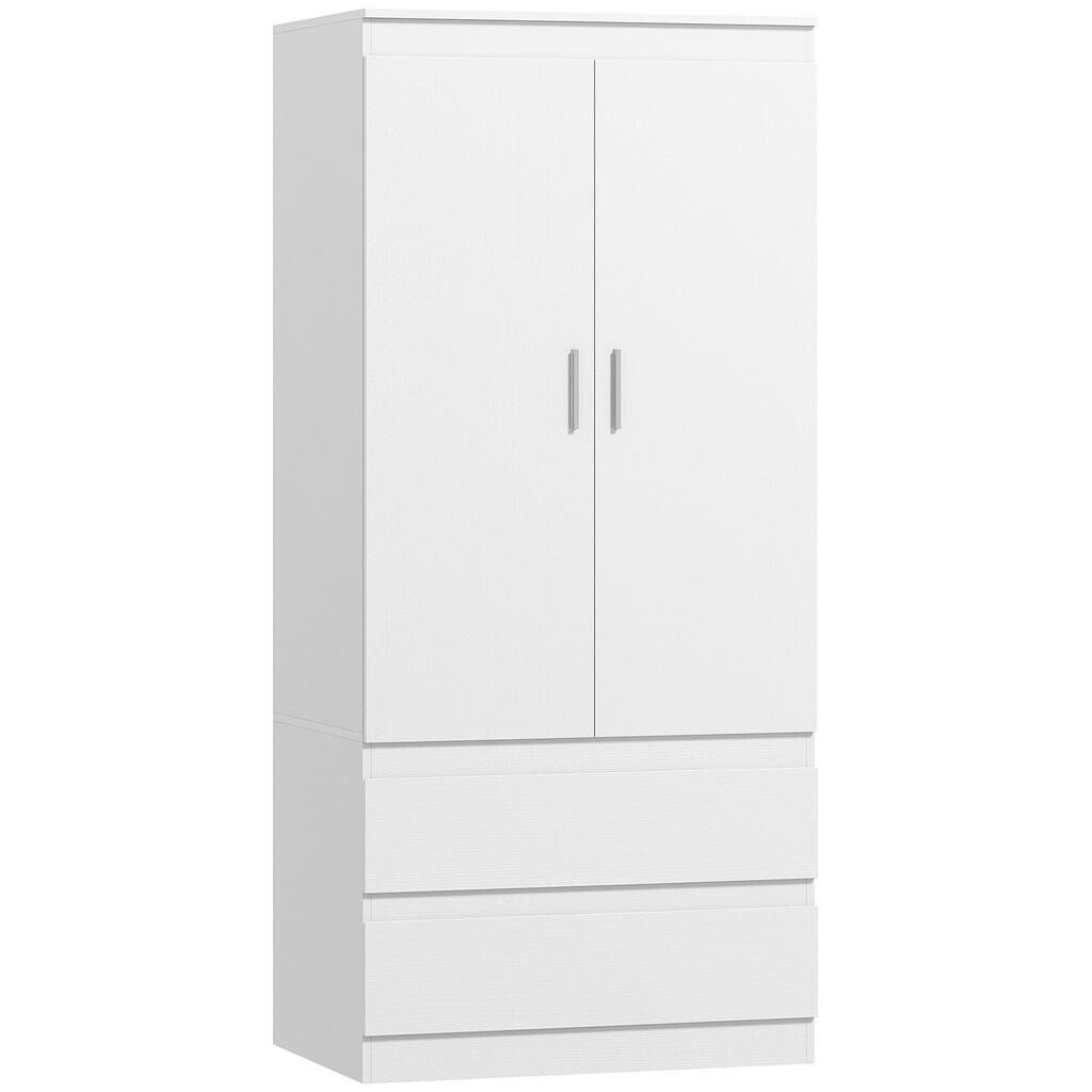 HOMCOM ŠATNÍ skříň z MDF desky, bílá