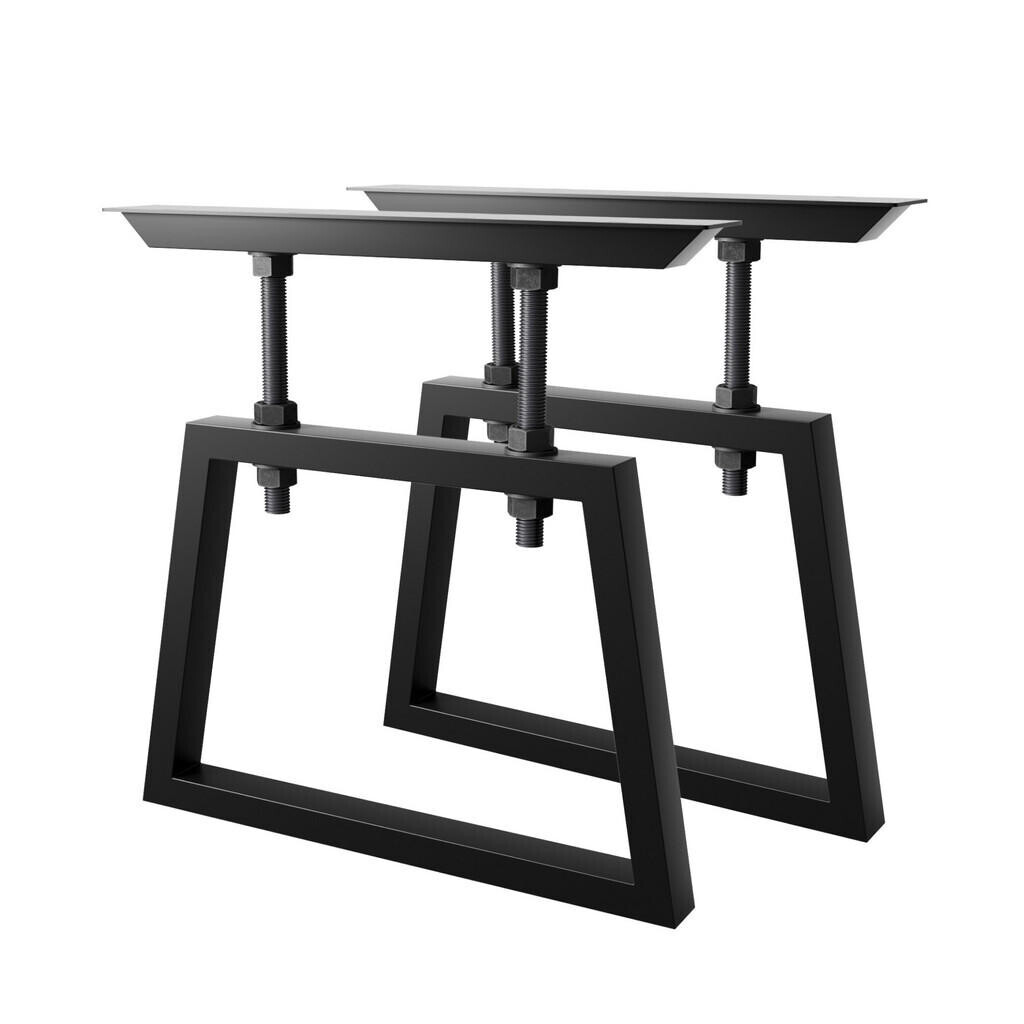 Metalo Pro KOVOVÉ NOHY KE STOLU Nemesis Screw sada 2 ks černá 72 cm